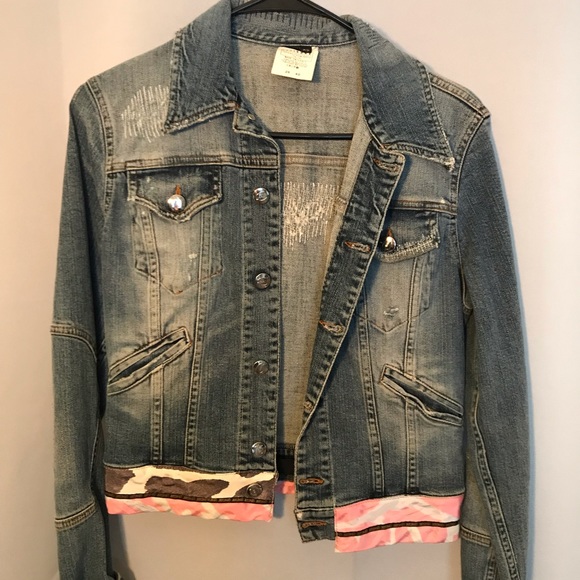 roberto cavalli denim jacket